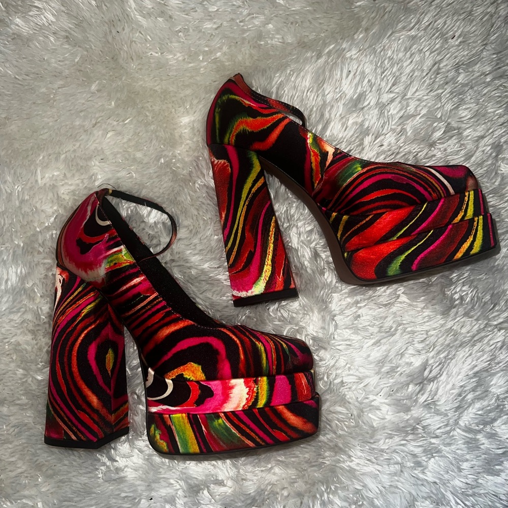 Colorful Platform Heels
